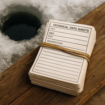 Stack of episode cards wrapped with a rubber band and tagged Solo scouts