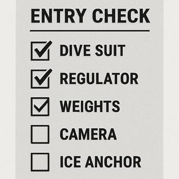Episode card mock with check marks for frame, notes and tags
