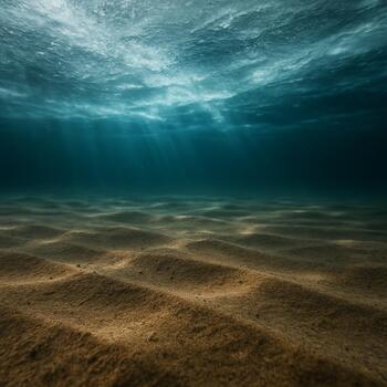 Under-ice frame showing clean sand with fine ripples