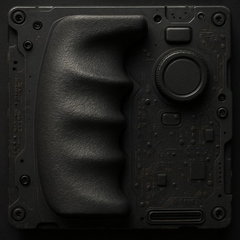 Top view of a camera board with a wide front handle cutout